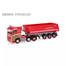   Herpa 959858 Volvo FH GL FD nyergesvontató, billencs félpótkocsival - Ronny Ceusters (B) - (H0)