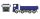 Herpa 960021 Scania XT17 Meiller 4-tengelyes billencs teherautó - Hoch+Tief (H0)