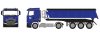 Herpa 960052 Iveco S-Way ND nyergesvontató, Thermobillecs félpótkocsival - Hoch+Tief (H0)