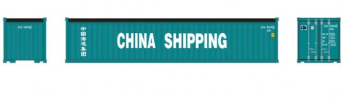 Herpa 960281 High-Cube OT konténer, 40 lábas - China Shipping (H0)