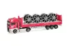 Herpa 960335 MAN eTGX nyergesvontató, flatrack-konténerszállító félpótkocsival -  ONE (H0)