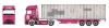 Herpa 961226 Mercedes-Benz Actros L ProCab nyergesvontató, konténerszállító félpótkocsival (H0)
