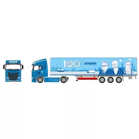   Herpa 961479 Iveco S-Way facelift nyergesvontató, dobozos félpótkocsival - ZODER (H0)
