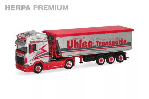 Herpa 961660 Scania CS20 HD nyergesvontató, billencs félpótkocsival - UHLEN (H0)
