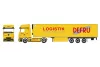 Herpa 961868 Mercedes-Benz eActros ProCab Giga nyergesvontató, hűtődobozos félpótkocsival - DEFRU (H0)