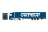 Herpa 962544 Mercedes-Benz Actros StreamSpace nyergesvontató, jumboponyvás félpótkocsival, 15m - Gerstlauer (H0)