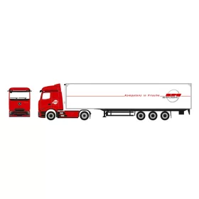   Herpa 962551 Mercedes-Benz Actros ProCabin nyergesvontató, hűtődobozos félpótkocsival - Meyer (H0)