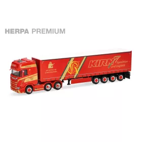   Herpa 962872 Scania CS 20 HD nyergesvontató, ponyvás félpótkocsival - Hans Kirn (H0)