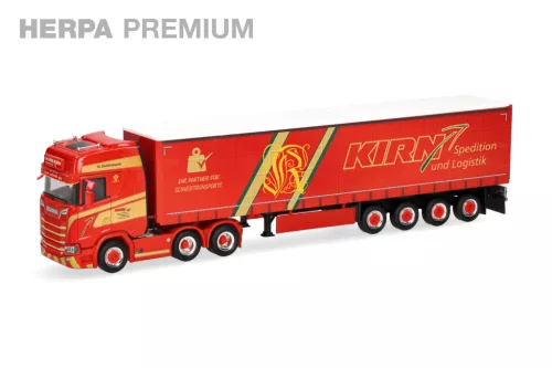 Herpa 962872 Scania CS 20 HD nyergesvontató, ponyvás félpótkocsival - Hans Kirn (H0)