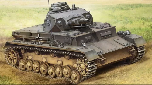 HobbyBoss 80131 German Panzerkampfwagen IV Ausf B harckocsi makett (1/35)