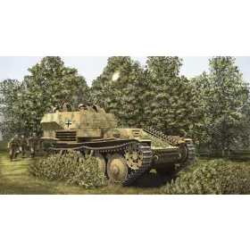   HobbyBoss 80140 German 2cm Flak 38 Pz.Kpfw.38 (t) harcjármű makett (1/35)