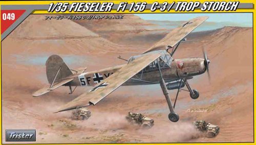 HobbyBoss 80181 Fieseler Fi-156 C-3/TROP Storch repülőgép makett (1/35)