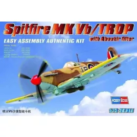   HobbyBoss 80214 Spitfire MK.Vb TROP repülőgép makett (1/72)