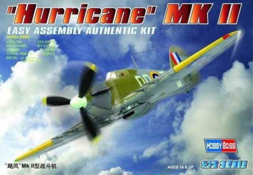 HobbyBoss 80215 Hurricane MK II repülőgép makett (1/72)