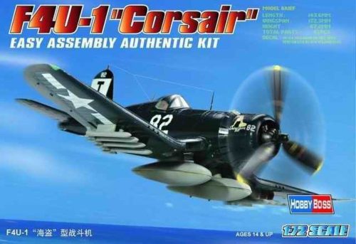 HobbyBoss 80217 F4U-1D  ''Corsair'' repülőgép makett (1/72)