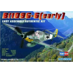   HobbyBoss 80225 Messerschmitt Bf-109 G-6 (early) repülőgép makett (1/72)