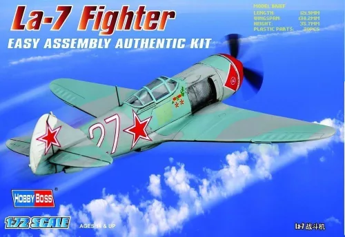 HobbyBoss 80236 Lavochkin La-7 Fighter repülőgép makett (1/72)