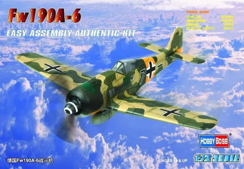 HobbyBoss 80245 Focke-Wulf Fw190A-6 Fighter repülőgép makett (1/72)
