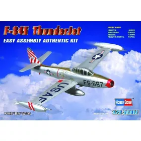   HobbyBoss 80246 Republic F-84E 'Thunderjet' repülőgép makett (1/72)