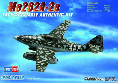 HobbyBoss 80248 Me262A-2a repülőgép makett (1/72)