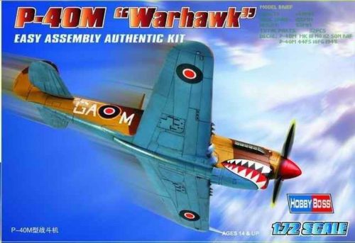 HobbyBoss 80251 P-40M ''Kitty hawk'' repülőgép makett (1/72)