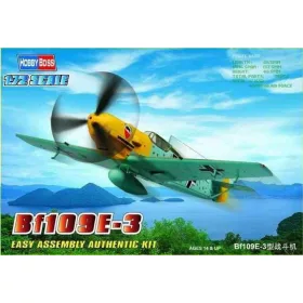   HobbyBoss 80253 Messerschmitt Bf 109E-3 Fighter repülőgép makett (1/72)