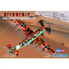  HobbyBoss 80254 Messerschmitt Bf 109E-4/7 repülőgép makett (1/72)