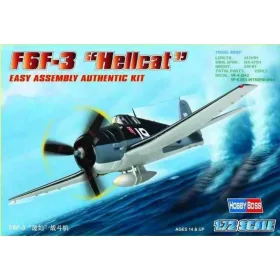   HobbyBoss 80256 Grumman F6F-3 ''Hellcat'' repülőgép makett (1/72)