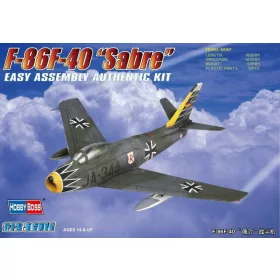   HobbyBoss 80259 North American F-86F-40 'Sabre' Fighter repülőgép makett (1/72)