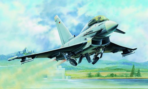 HobbyBoss 80265 EF-2000B Eurofighter Typhoon repülőgép makett (1/72)