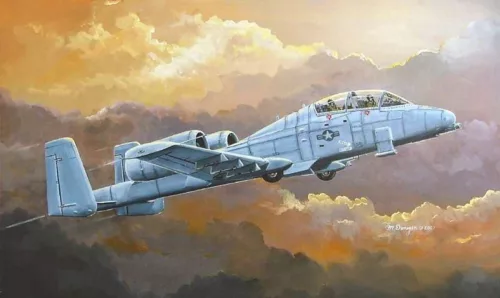 HobbyBoss 80267 Fairchild N/AW A-10A THUNDERBOLT II repülőgép makett (1/72)