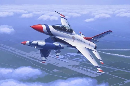 HobbyBoss 80275 General Dynamics F-16D Fighting Falcon repülőgép makett (1/72)