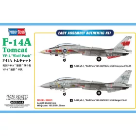   HobbyBoss 80279 Grumman F-14A Tomcat repülőgép makett (1/72)