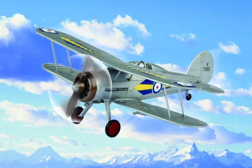 HobbyBoss 80289 RAF Gloster Gladiator repülőgép makett (1/72)