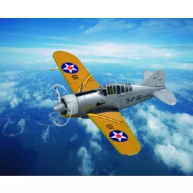   HobbyBoss 80290 US Brewster F2A Buffalo repülőgép makett (1/72)