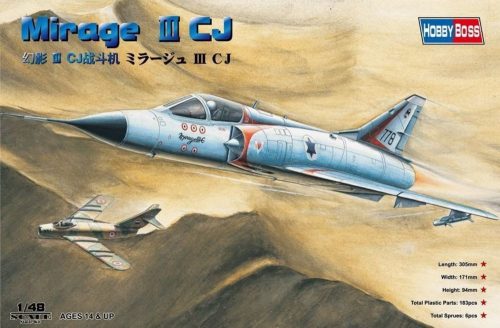 HobbyBoss 80316 Mirage IIICJ Fighter repülőgép makett (1/48)