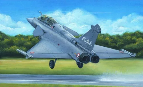 HobbyBoss 80317 Dassault Rafale B Fighter repülőgép makett (1/48)