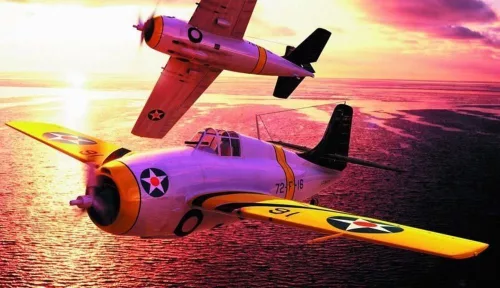 HobbyBoss 80326 Grumman F4F-3 early Wildcat repülőgép makett (1/48)