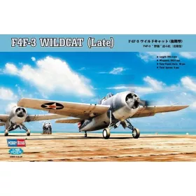   HobbyBoss 80327 Grumman F4F-3 Wildcat Late Version repülőgép makett (1/48)