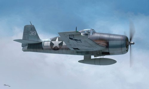 HobbyBoss 80340 F6F-3N Hellcat repülőgép makett (1/48)