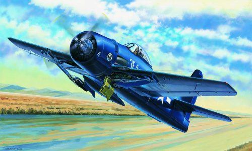 HobbyBoss 80356 F8F-1 Bearcat repülőgép makett (1/48)