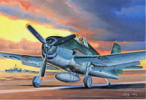 HobbyBoss 80359 Grumman F6F-3 Hellcat Late Version repülőgép makett (1/48)