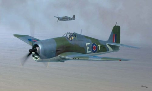 HobbyBoss 80361 British Fleet Air Arm Hellcat Mk.II repülőgép makett (1/48)