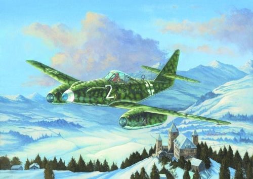 HobbyBoss 80371 Messerschmitt Me-262 A-1a/U3 repülőgép makett (1/48)