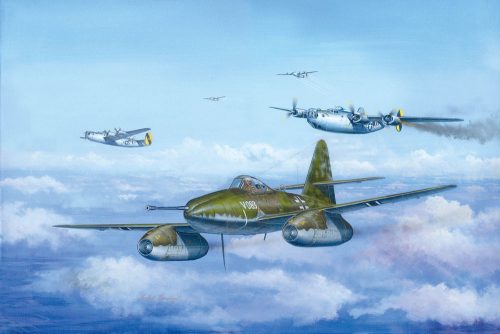 HobbyBoss 80372 Messerschmitt Me 262 A-1a/U4 repülőgép makett (1/48)