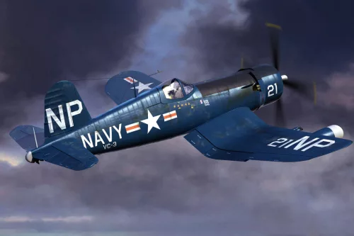 HobbyBoss 80390 Vought F4U-5N Corsair early version repülőgép makett (1/48)