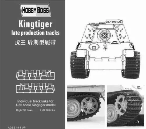 HobbyBoss 81002 German Kingtiger late production tracks Feljavító készlet (1/35)