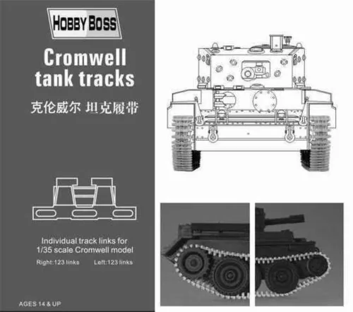 HobbyBoss 81004 British Cromwell tank tracks Feljavító készlet (1/35)