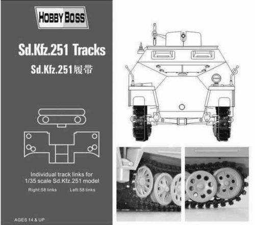 HobbyBoss 81005 Sd.Kfz 251 tracks Feljavító készlet (1/35)