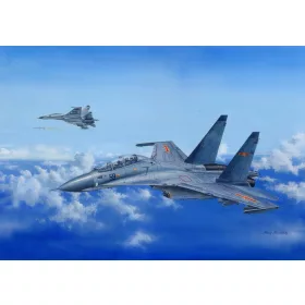   HobbyBoss 81714 Russian Su-30MKK Flanker G repülőgép makett (1/48)